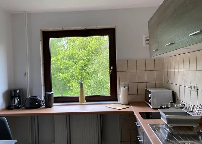 アパート Gemuetliche Zwischen Gruen Und Hbf ドゥイスブルグ